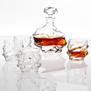 109091 - Decanter Set Gatsby Crystal S/5