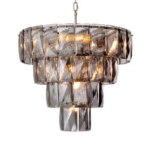 113978UL - Chandelier Amazone S smoke glass