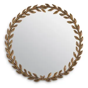 114932 - Mirror Duras vintage brass finish