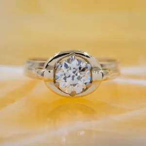 1.21 Carat Old European Diamond Ring c. 1980s