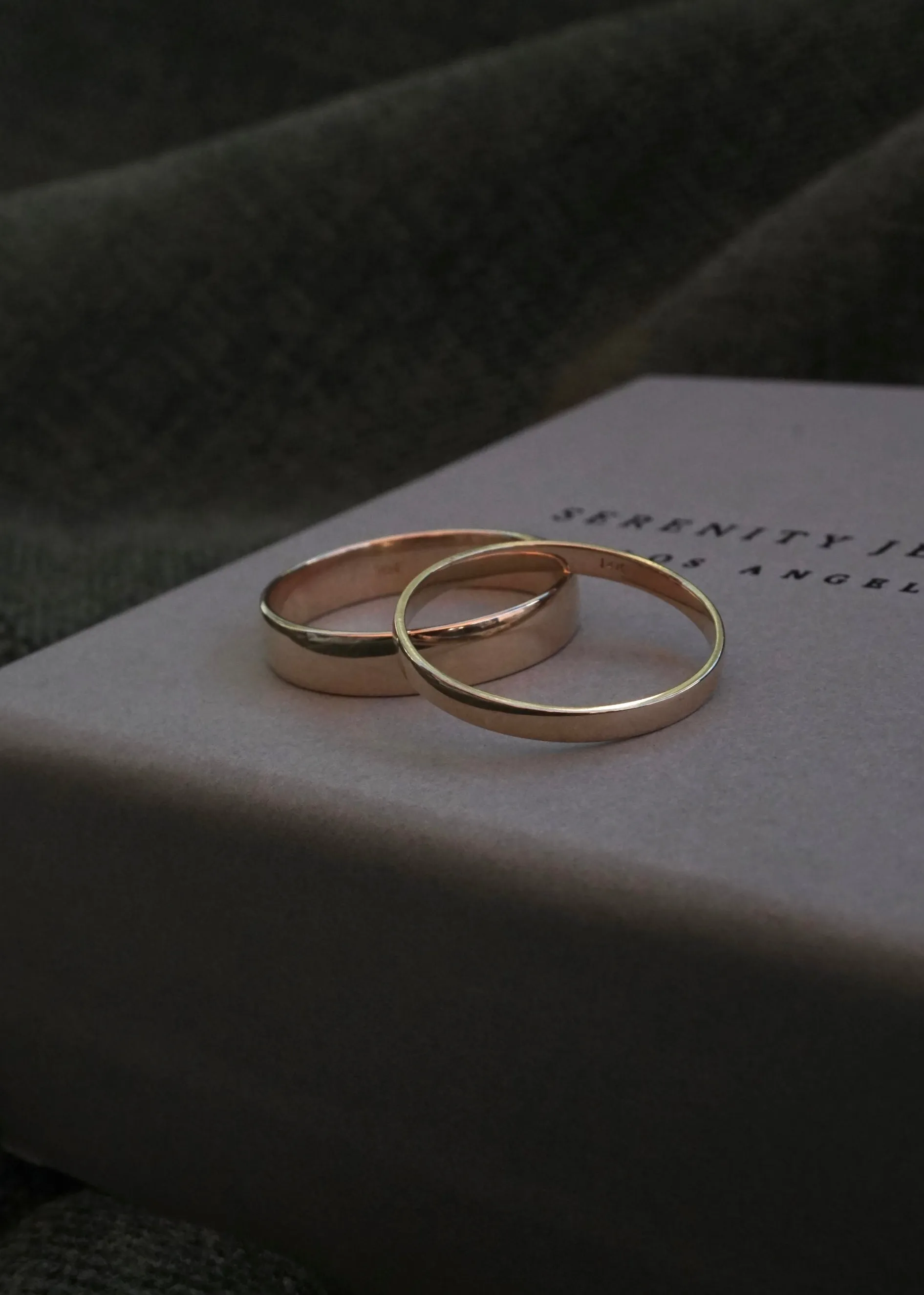 14k Gold Light Weight Medium Plain Band