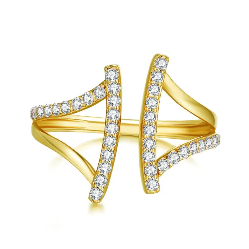 14K Solid Gold Ring Exclusively Handcrafted 0.437 Carat Natural Diamond (H-F Color, VS1-VS2 Clarity)