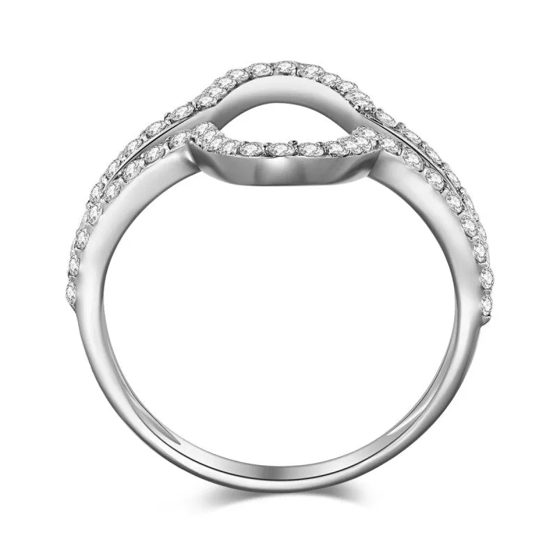 14K Solid Gold Ring Exclusively Handcrafted 0.604 Carat Natural Diamond (H-F Color, VS1-VS2 Clarity)