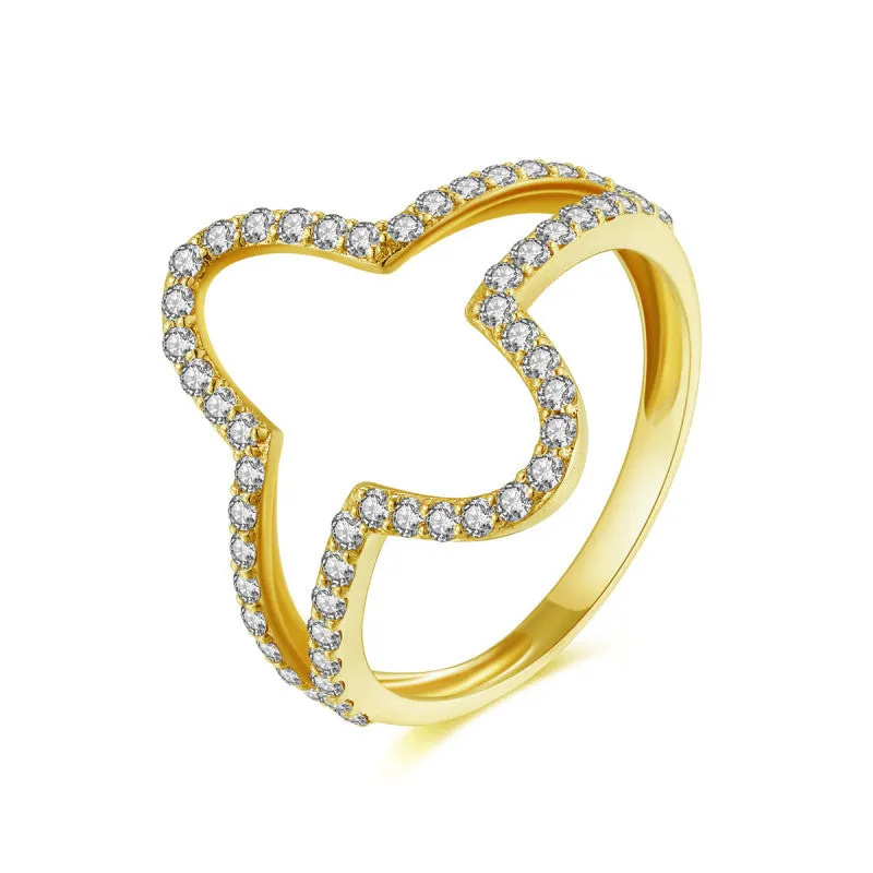 14K Solid Gold Ring Exclusively Handcrafted 0.604 Carat Natural Diamond (H-F Color, VS1-VS2 Clarity)