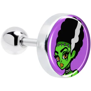 16 Gauge 1/4 Bride of Frankenstein Tragus Cartilage Earring