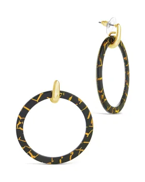 1.75" Circle Resin Stud Drops