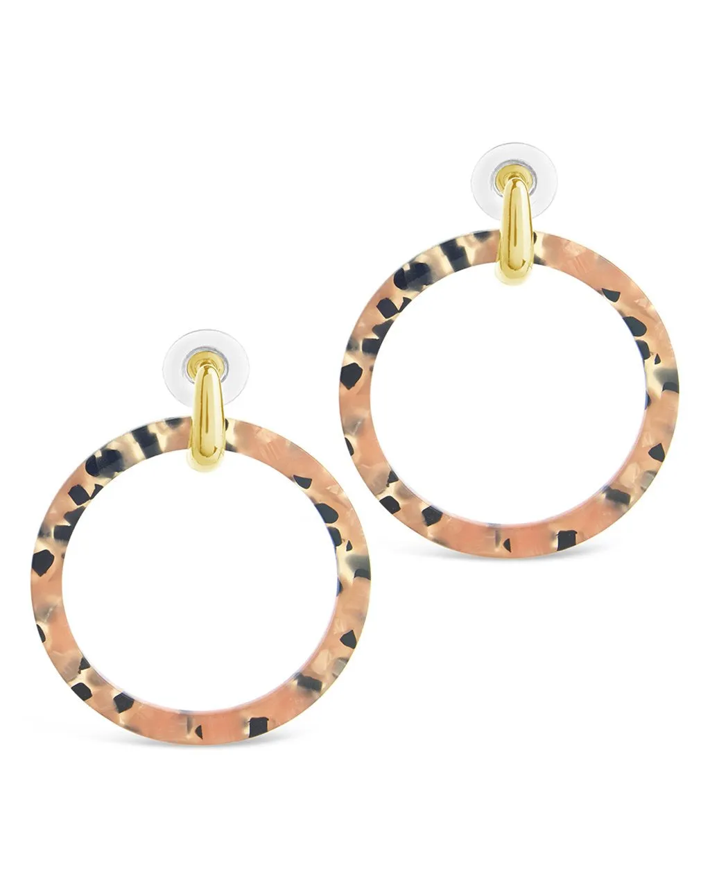 1.75" Circle Resin Stud Drops
