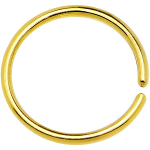 18 Gauge 3/8 Gold IP Annealed Steel Seamless Circular Ring