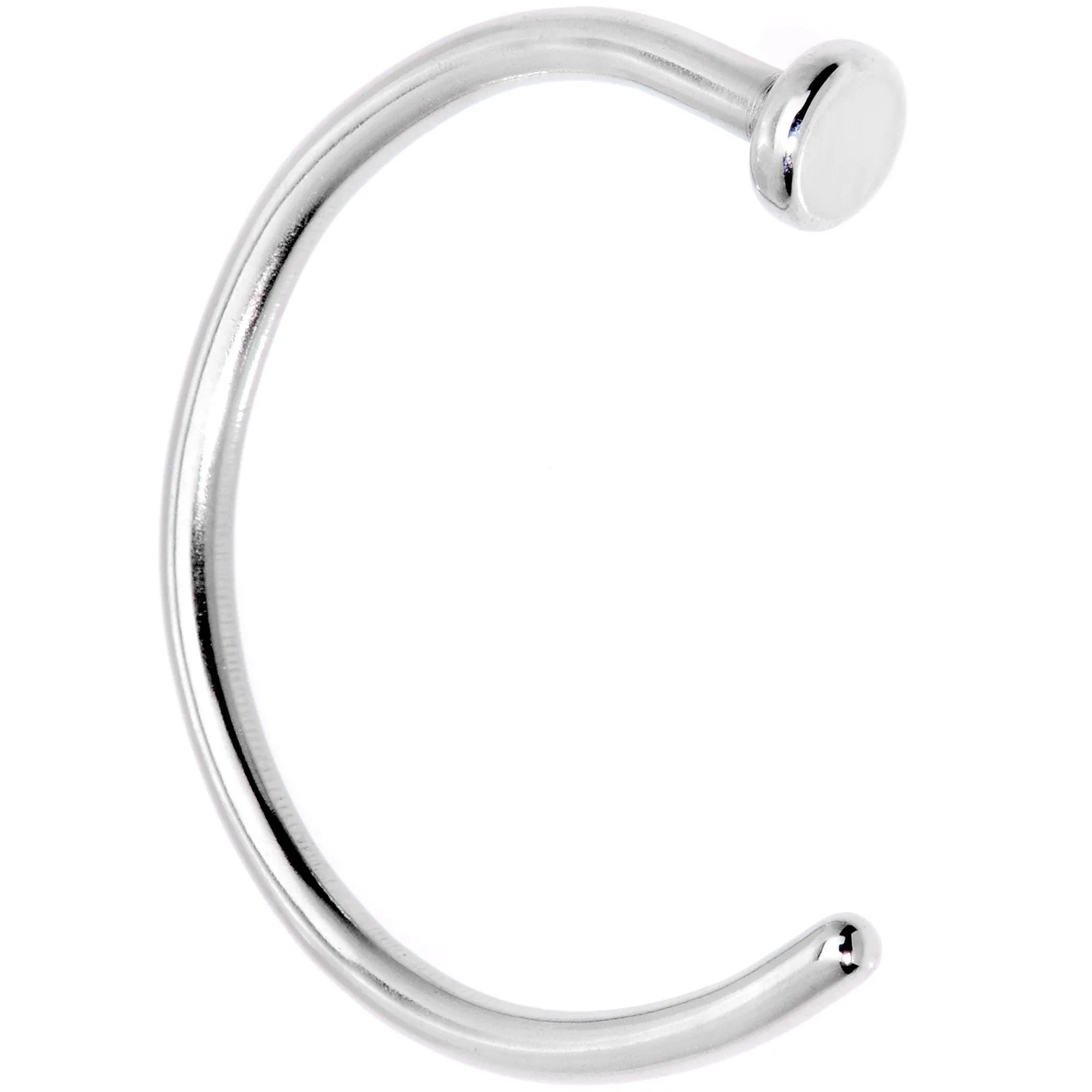 18 Gauge 3/8 Grade 23 Titanium Minimalist Nose Hoop