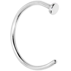 18 Gauge 3/8 Grade 23 Titanium Minimalist Nose Hoop