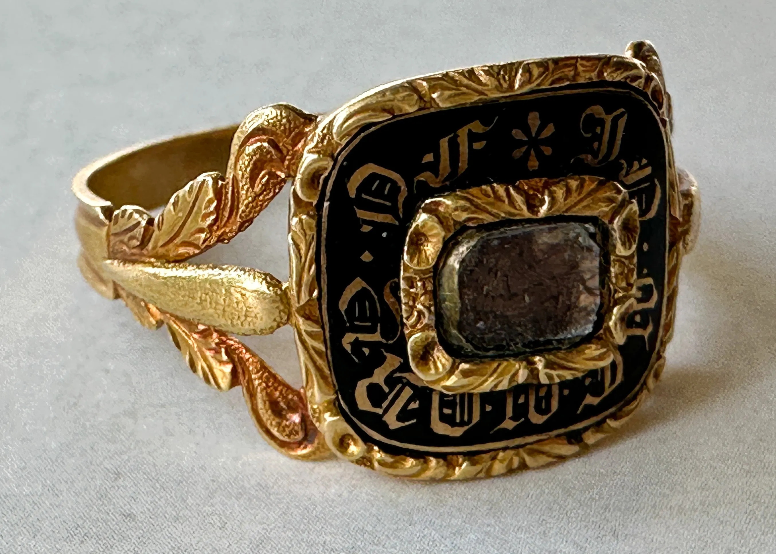18k Georgian Mourning Ring