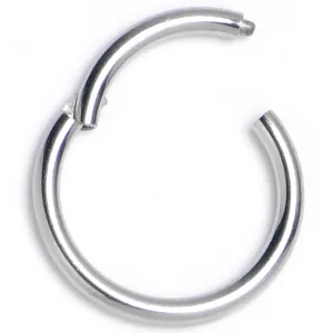 20 Gauge 1/4 316L Surgical Steel Precision Hinged Segment Hoop