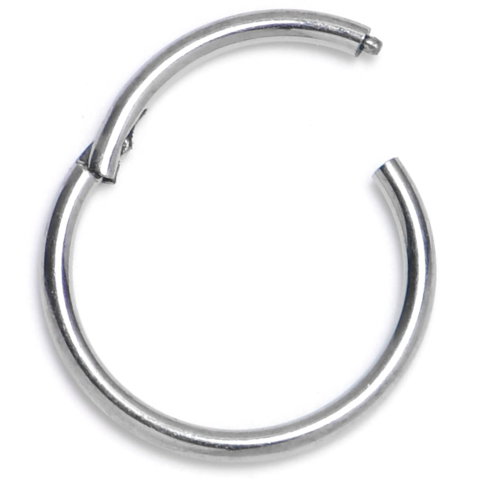 20 Gauge 5/16 ASTM F-136 Titainum Percision Hinged Segment Hoop
