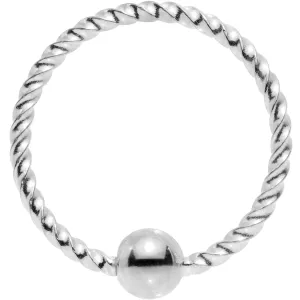 20 Gauge 5/16 So Twisted Captive Style Seamless Ring