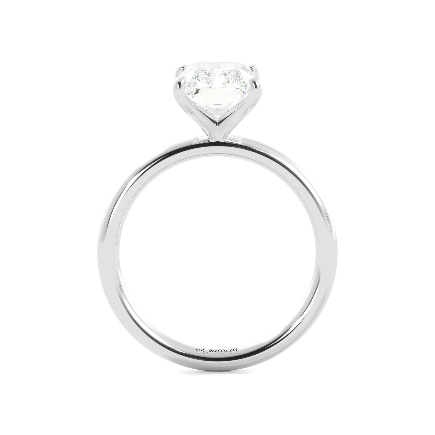 3 Carat Radiant Cut Solitaire Engagement Ring