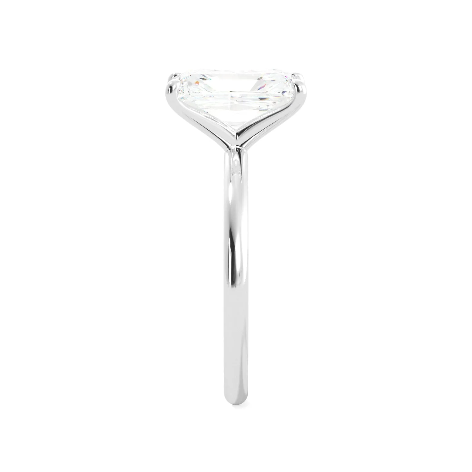 3 Carat Radiant Cut Solitaire Engagement Ring