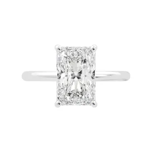 3 Carat Radiant Cut Solitaire Engagement Ring