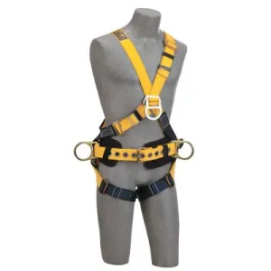 3M™ Delta Cross Over Construction Climbing Harnesses, Back, Front & Side D-Rings,Med, 1101810