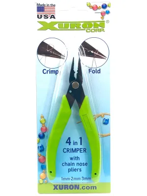 4 in 1 Crimper w/ Chain Nose Pliers