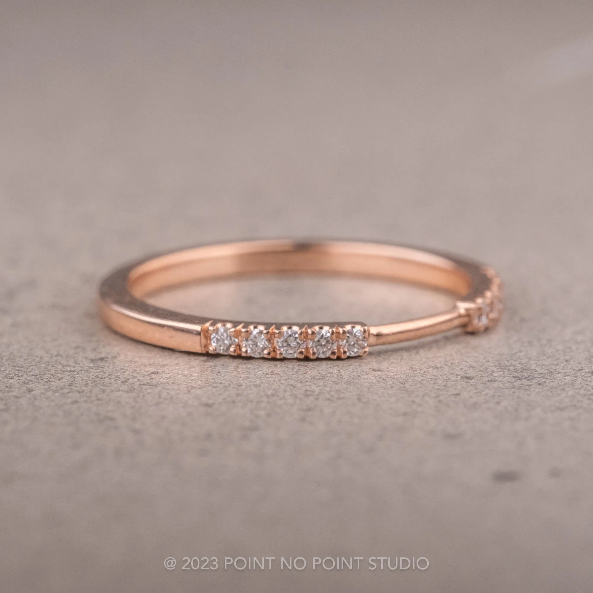 5 Diamond Harper Cuff, 14k Rose Gold