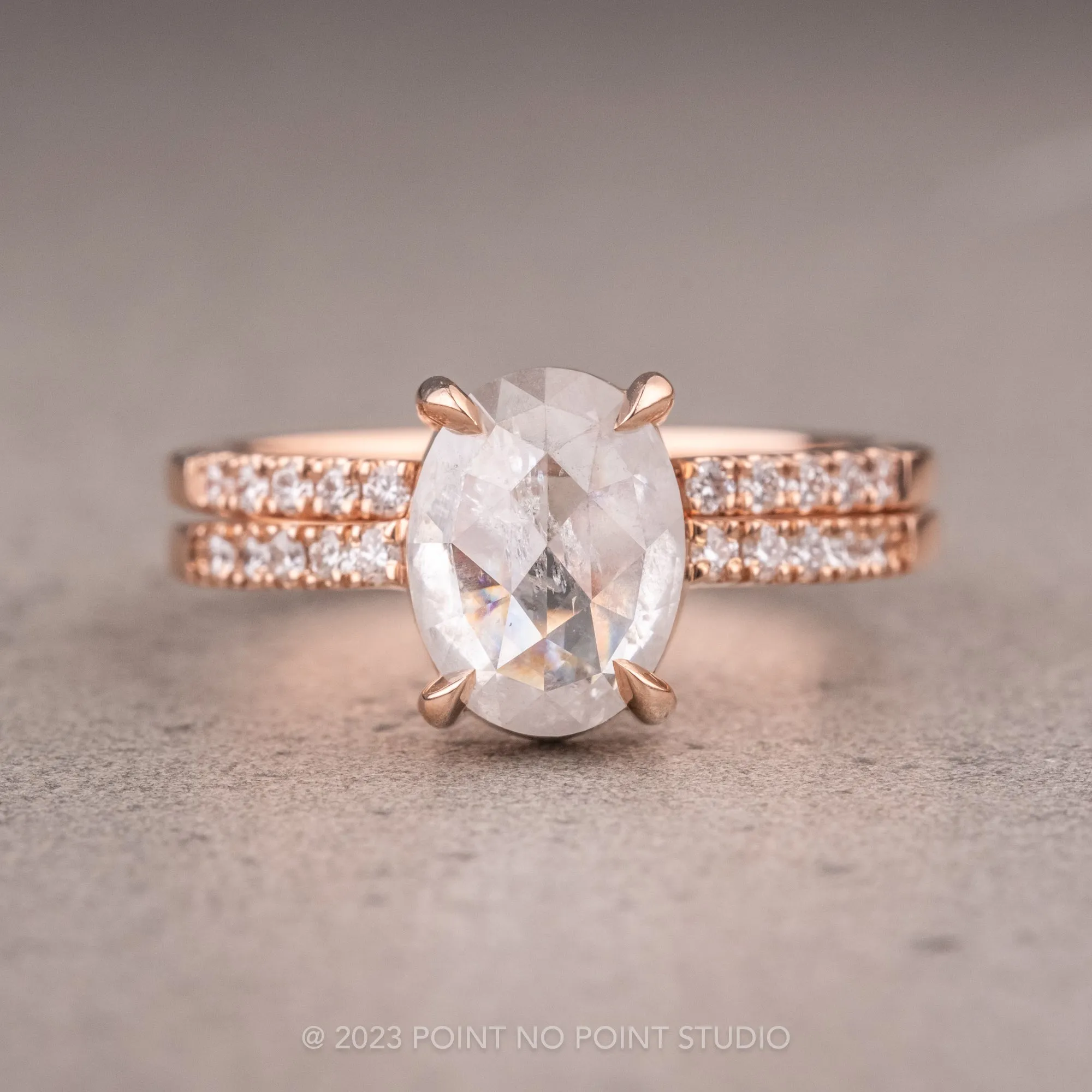 5 Diamond Harper Cuff, 14k Rose Gold