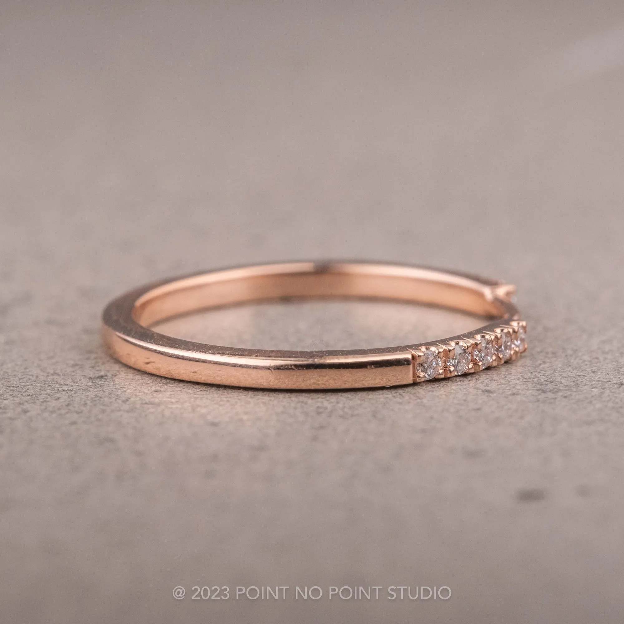 5 Diamond Harper Cuff, 14k Rose Gold