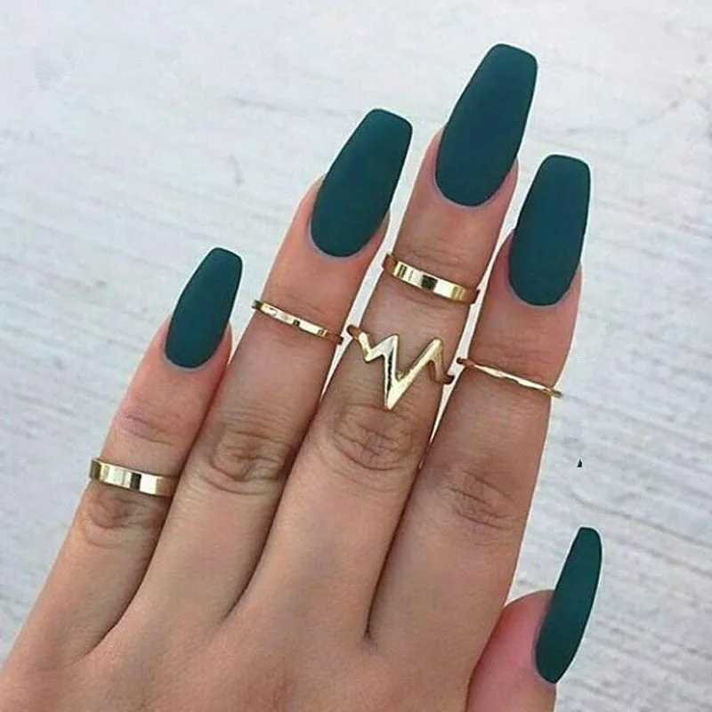 5pc/set ECG Ring Set