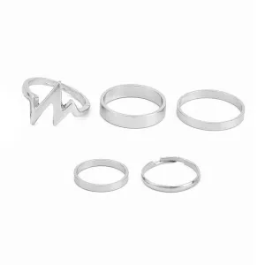5pc/set ECG Ring Set