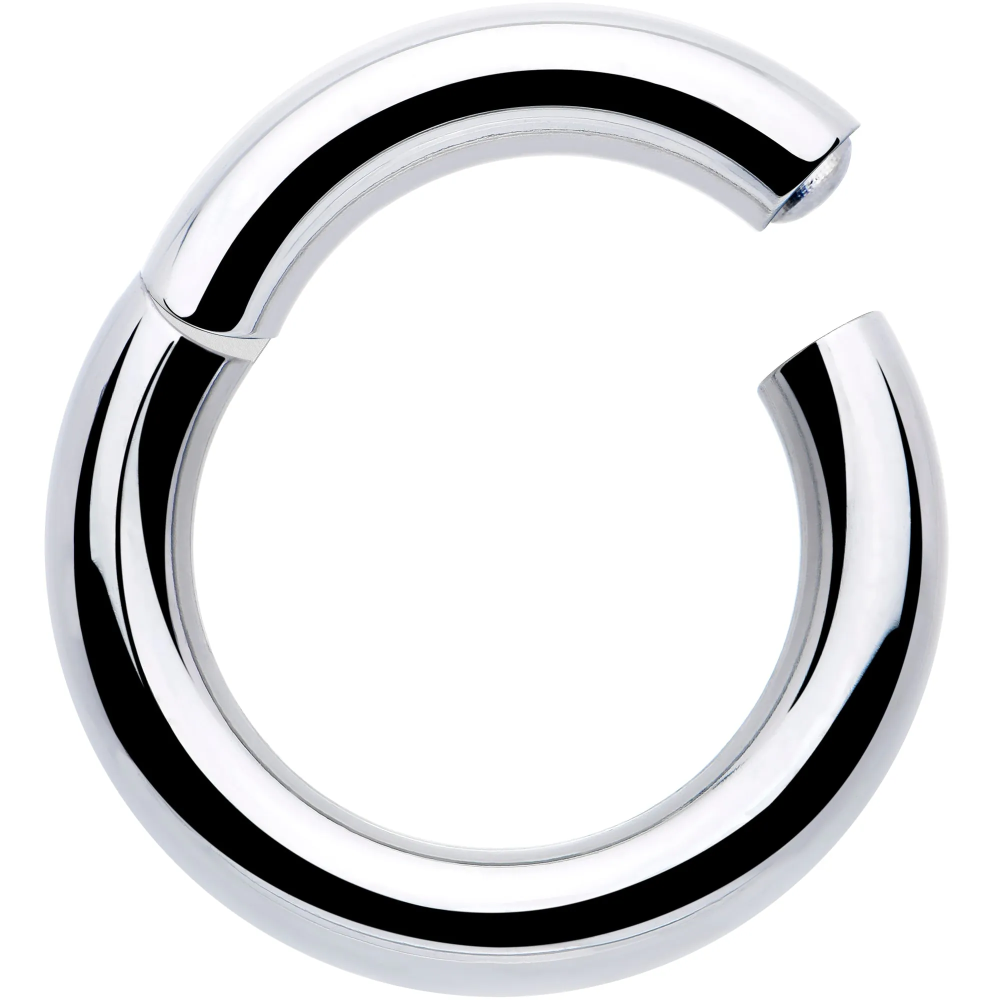 6 Gauge 5/8 316L Surgical Steel Precision Hinged Segment Hoop