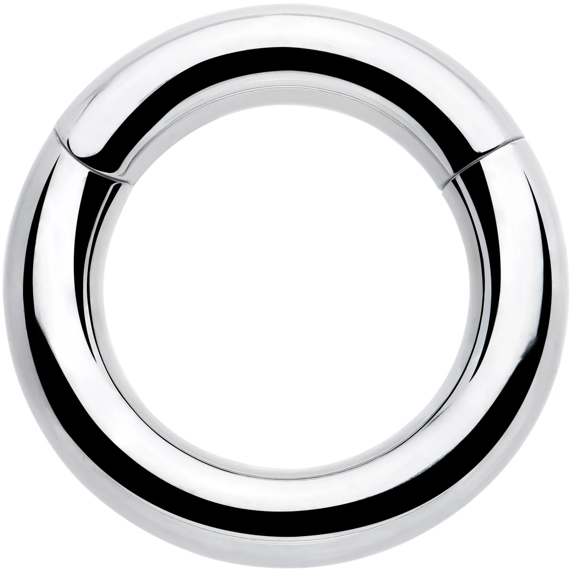 6 Gauge 9/16 316L Surgical Steel Precision Hinged Segment Hoop