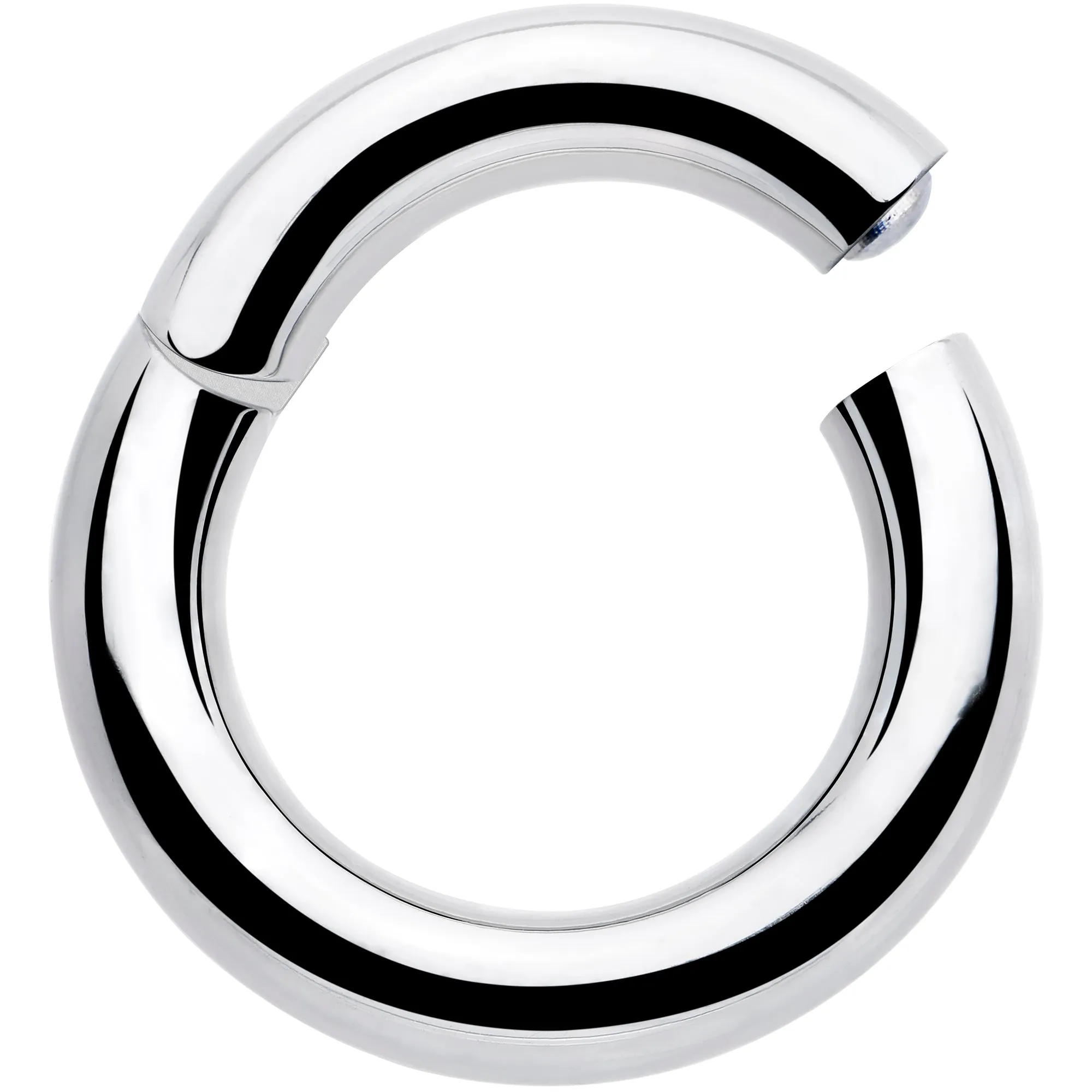6 Gauge 9/16 316L Surgical Steel Precision Hinged Segment Hoop