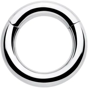 6 Gauge 9/16 316L Surgical Steel Precision Hinged Segment Hoop
