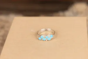 6 Inlay Stone Ring