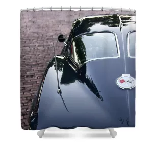 63 Split Window Corvette Shower Curtain
