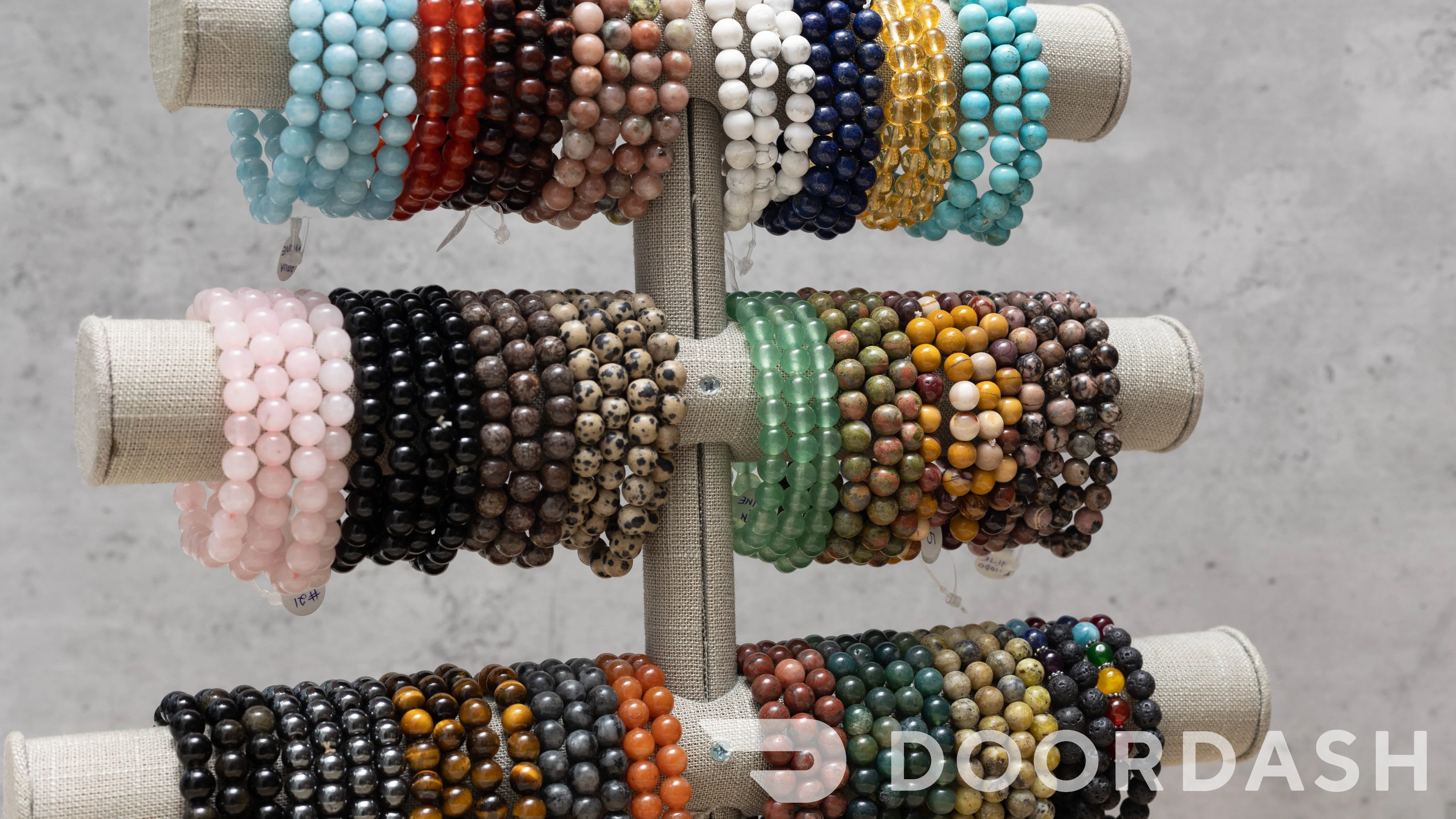 8mm Gold Obsidian Beaded Elastic Stretch Bracelet