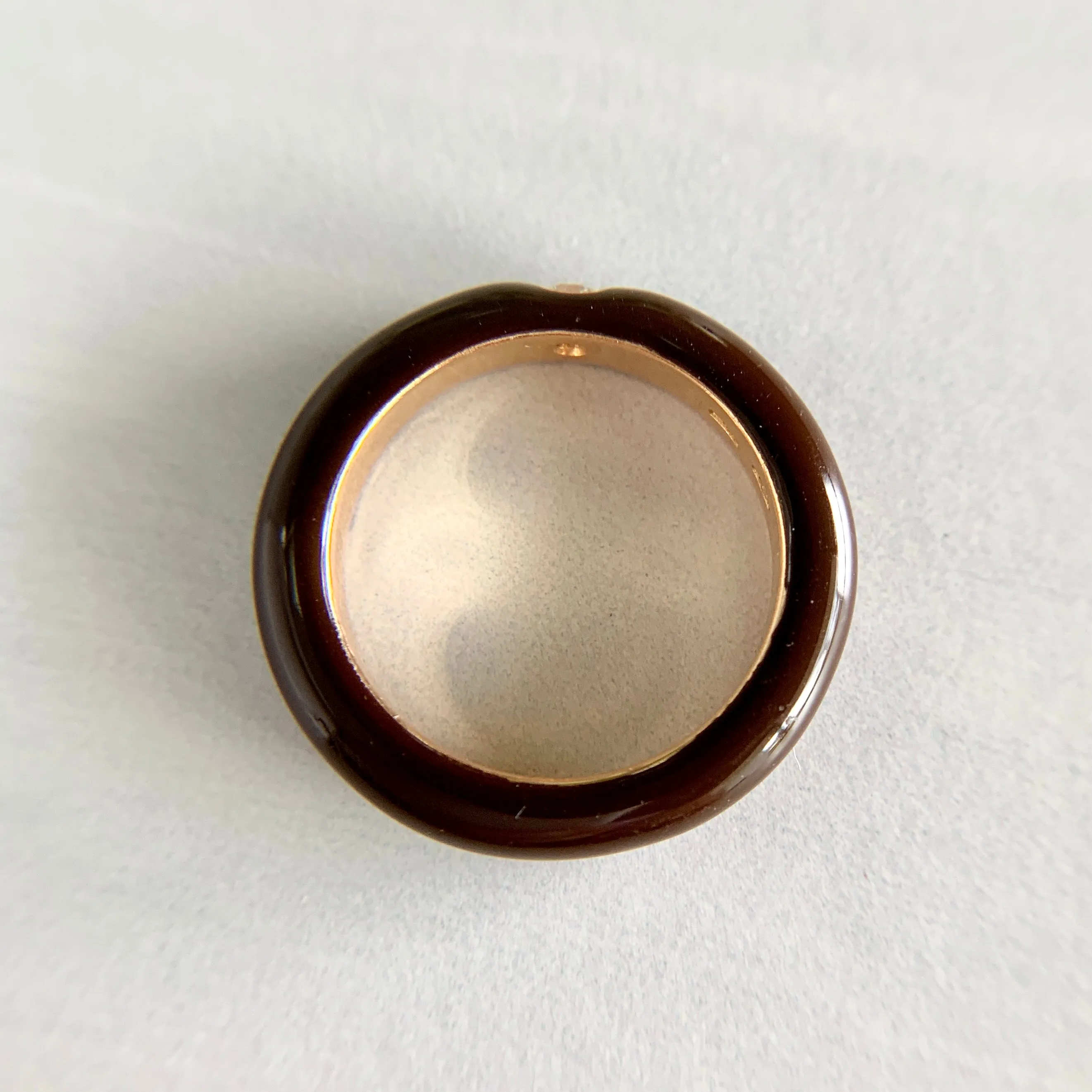 Adolfo Courrier Enamel Diamond Band 18k