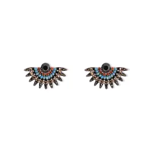 Amerindian Eagle Feather Earrings
