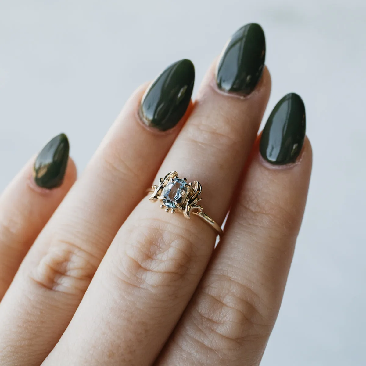 Angelic Sky Blue Topaz Ring