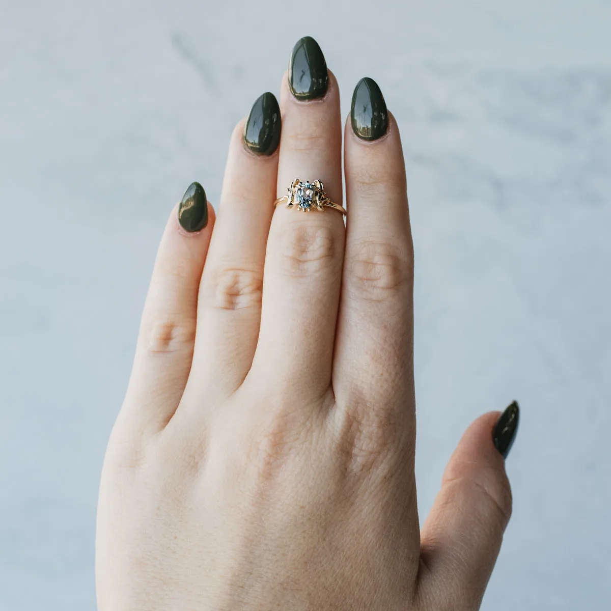 Angelic Sky Blue Topaz Ring