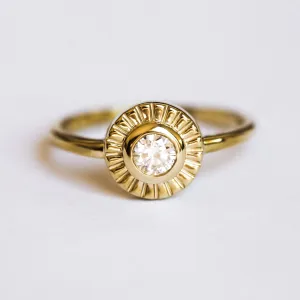 Ariana Moissanite Solitaire Ring