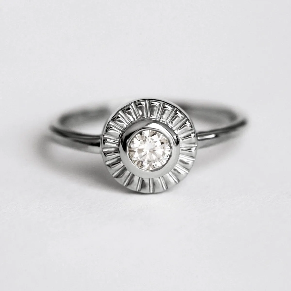 Ariana Moissanite Solitaire Ring