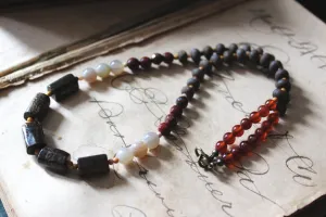 Ashlar. Bronzite Beaded Necklace.