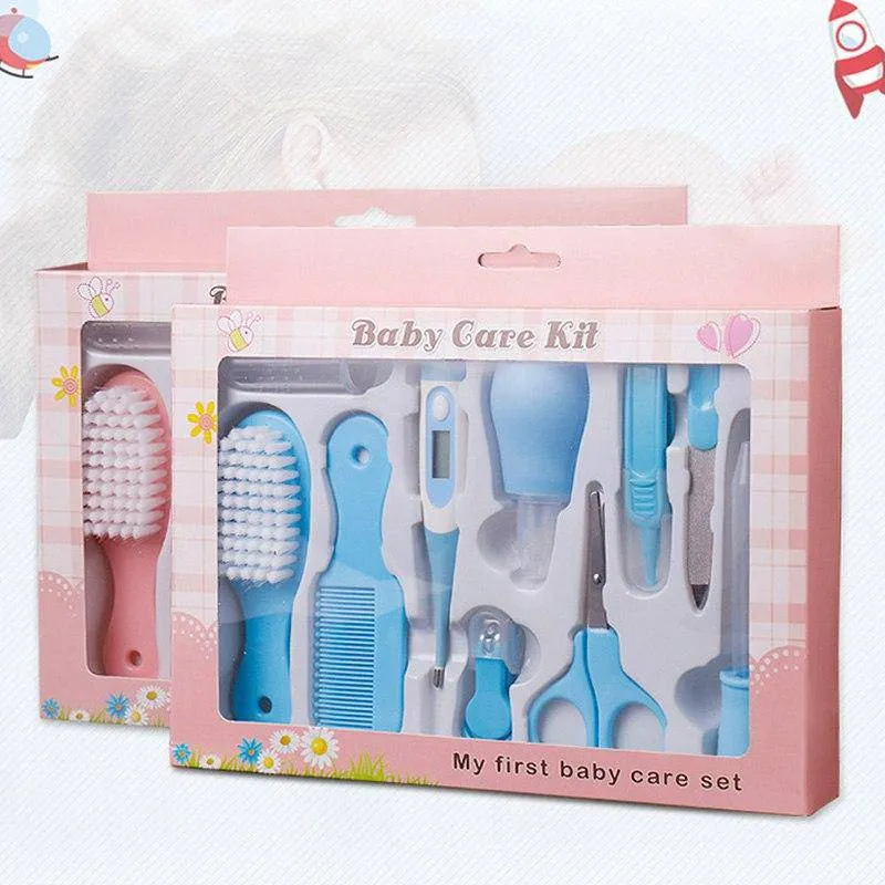 Baby Grooming Nail Care Health Portable Set, 10 pcs/set