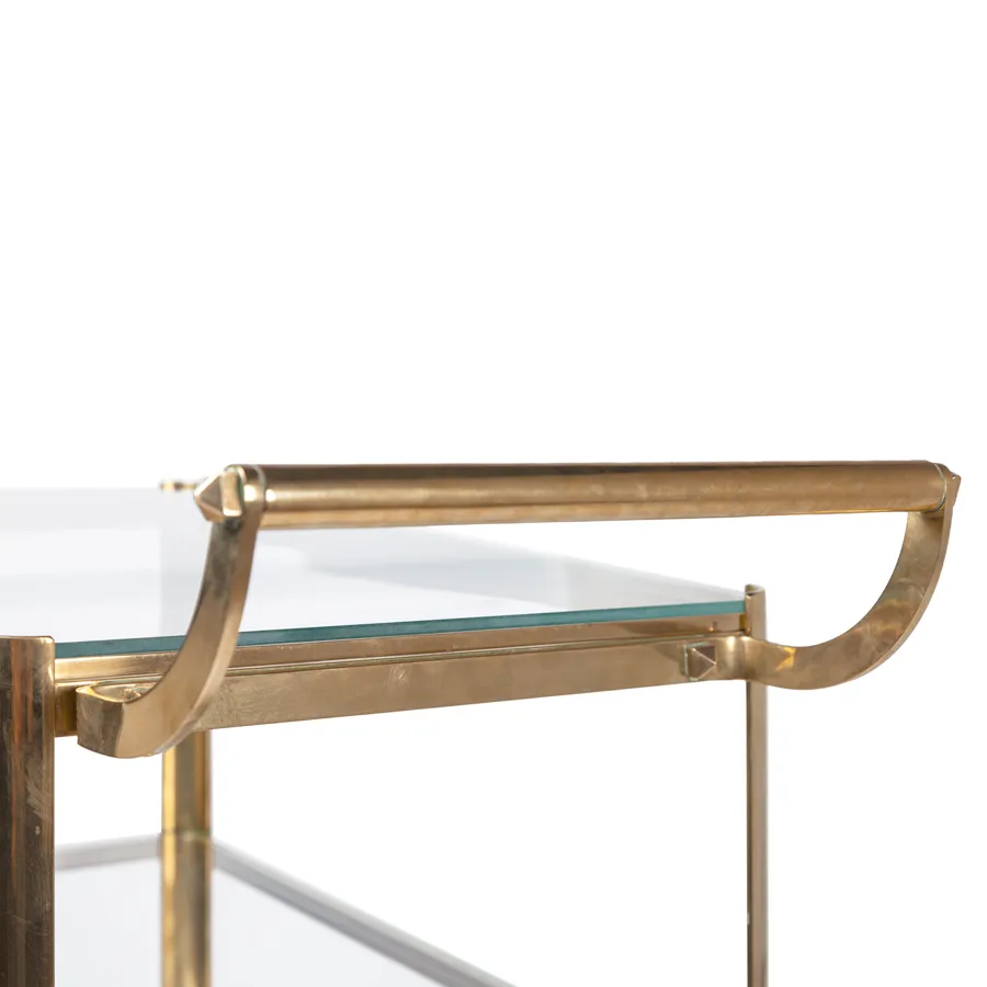Bass Bar Cart by Jaques Quinet for Maison Malabert, 1970
