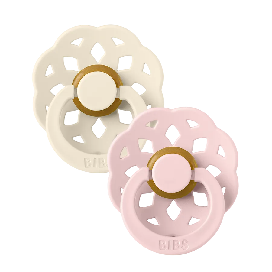 BIBS BOHEME 2 PACK SIZE 1 IVORY/BLOSSOM