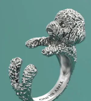 Bichon Breed Jewelry Cuddle Wrap Ring