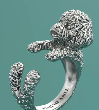 Bichon Breed Jewelry Cuddle Wrap Ring