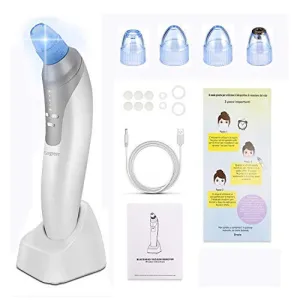 Blackhead Remover, Electric Facial Nose Pore Cleanser Acne Vacuum Suction Remover,USB Rechargeable Blackhead Silica Gel Sucker Electric Skin Cleanser Beauty Instrument