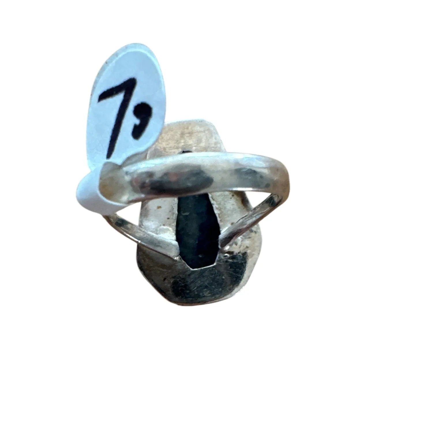 Blue Lapis Solid 925 Sterling Silver Ring 7.5