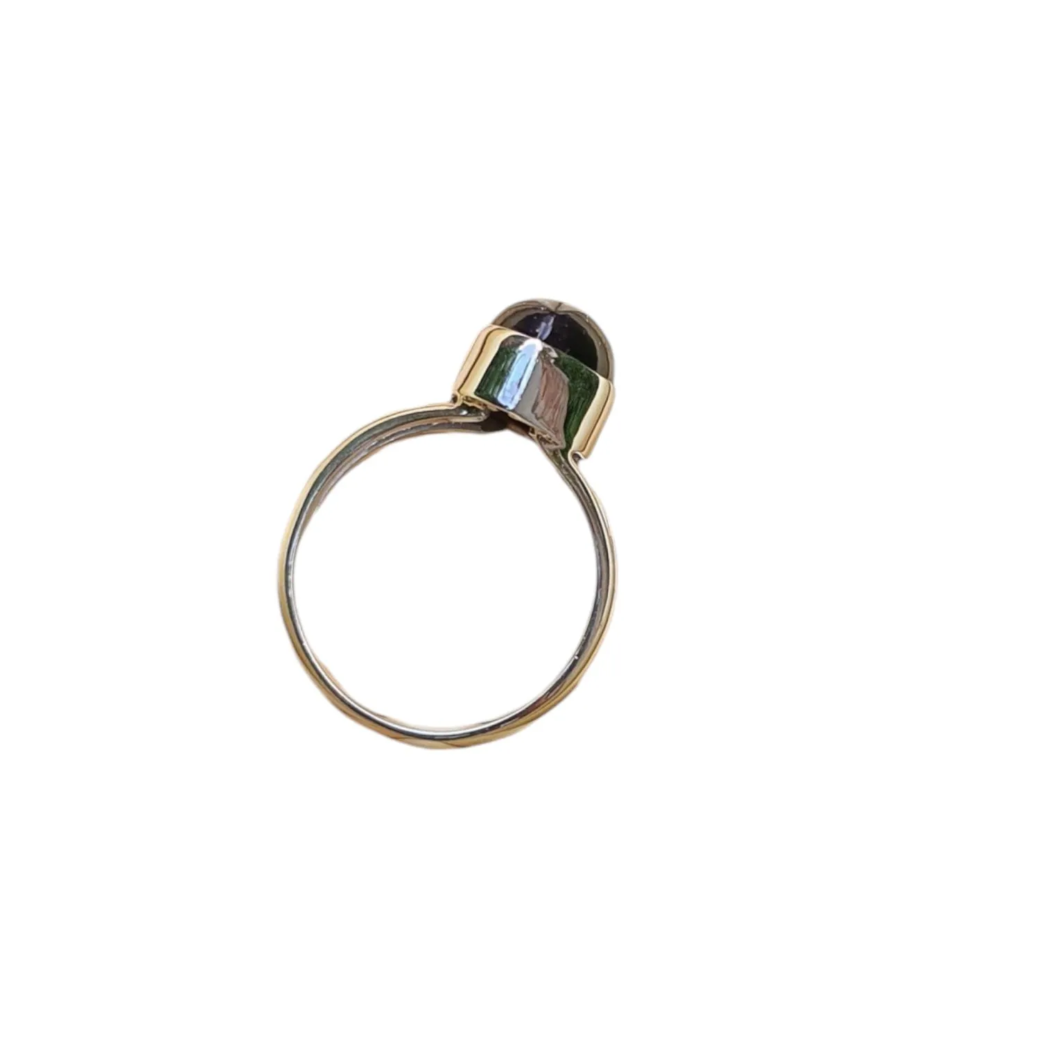 Blue Sandstone Solid 925 Sterling Silver Ring 6.5